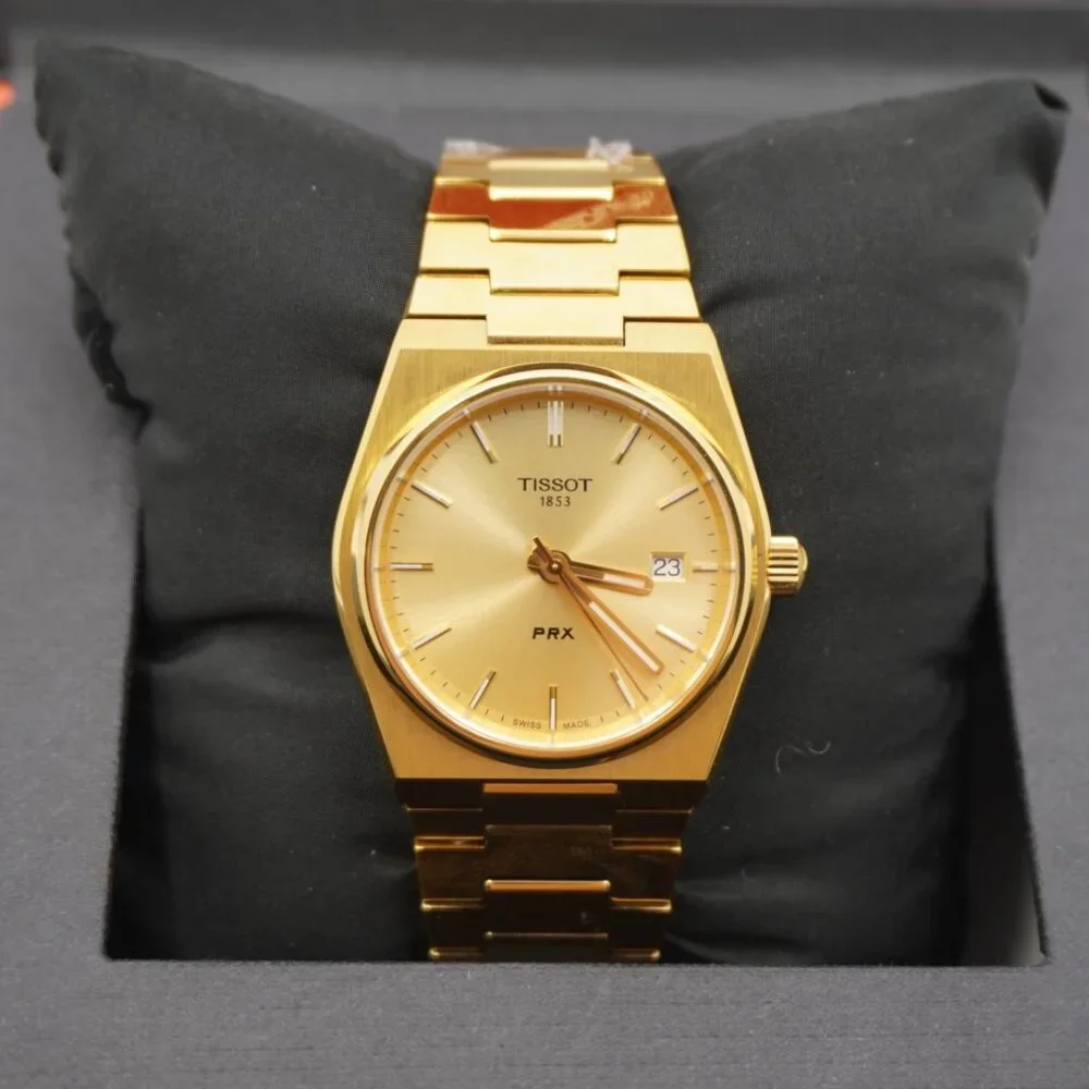 Tissot Gold PRX Stainless Steel Bracelet Watch